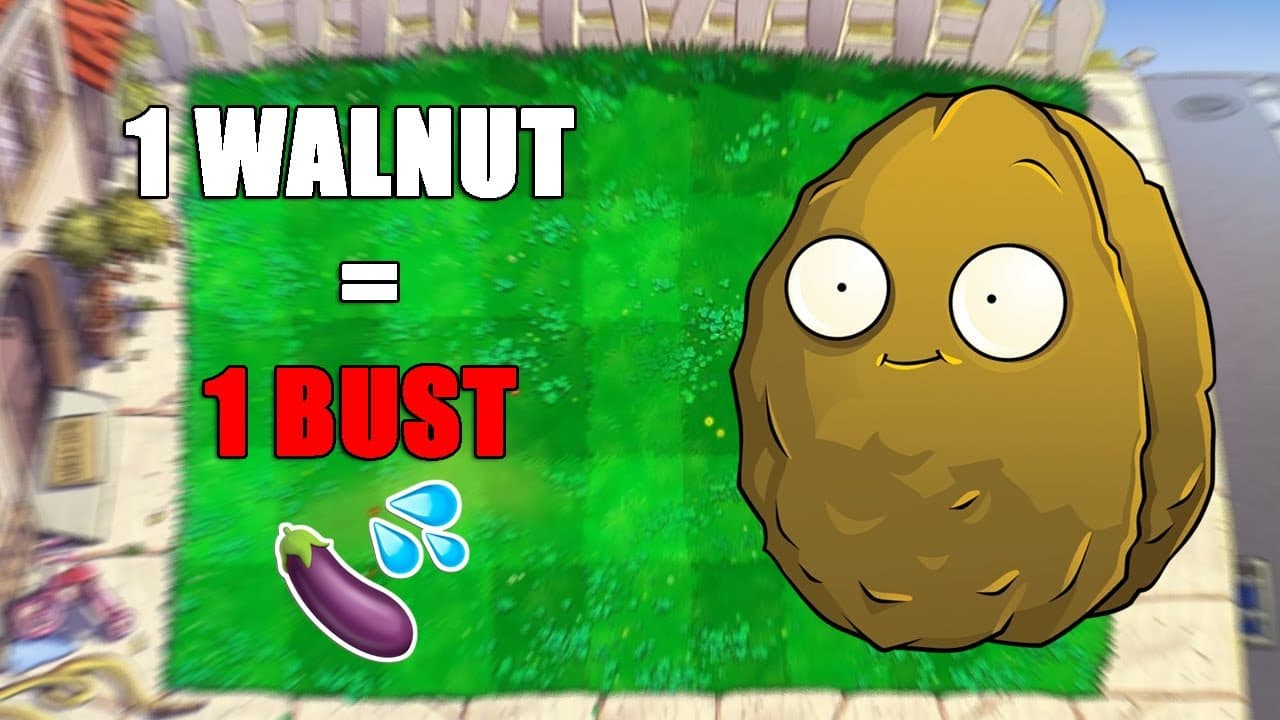 Thumbnail: PvZ But Every Time I Place a Wall-nut I Bust a Nut